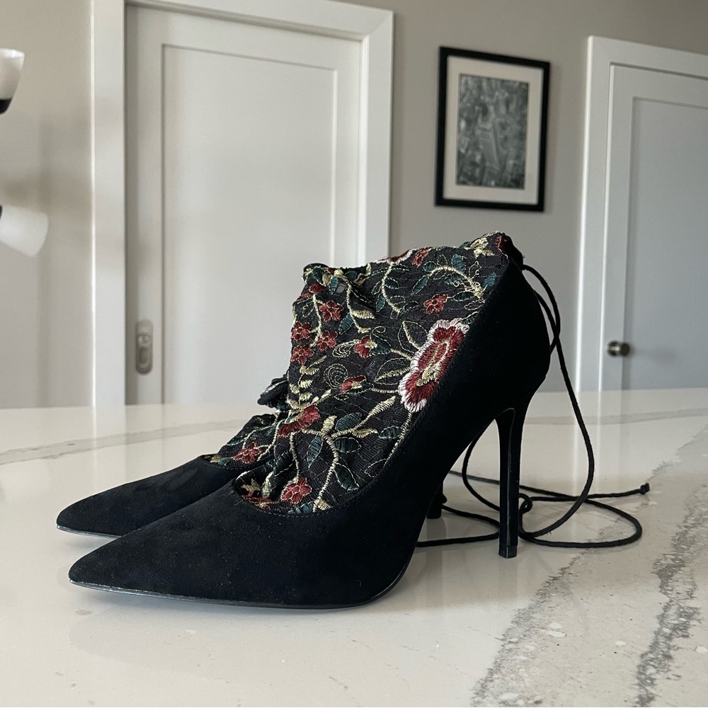 Zara Embroidered Boots - image 2